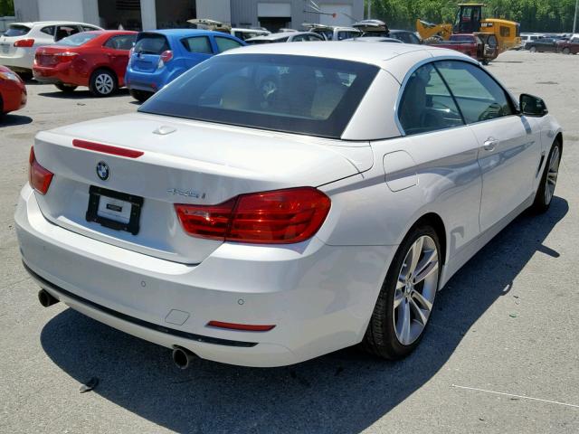 WBA3T3C58F5A40920 - 2015 BMW 435 I WHITE photo 4