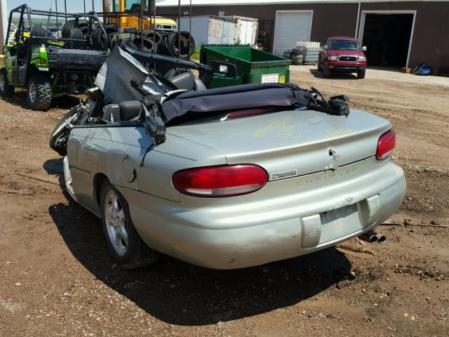 3C3EL55H3YT249128 - 2000 CHRYSLER SEBRING JX SILVER photo 3