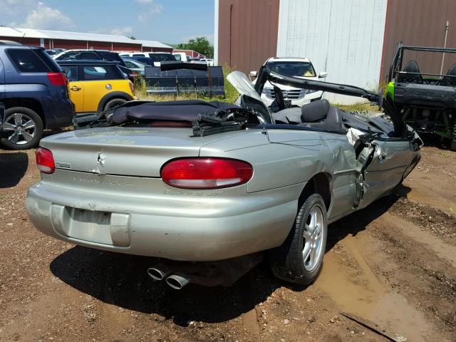 3C3EL55H3YT249128 - 2000 CHRYSLER SEBRING JX SILVER photo 4