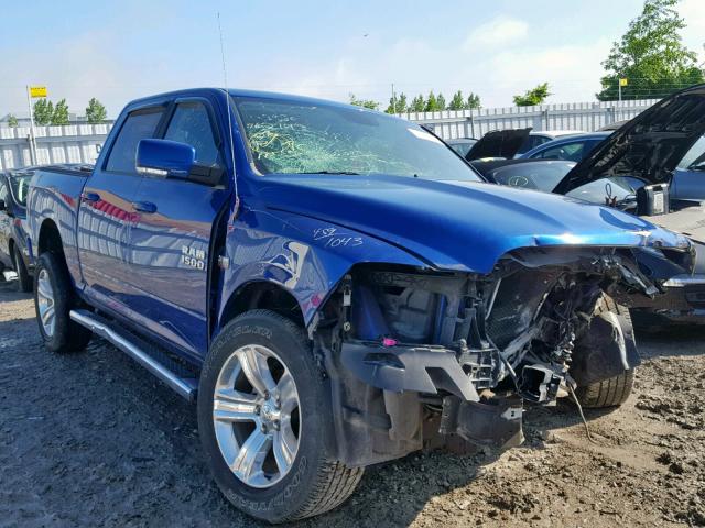 1C6RR7MT3HS762143 - 2017 RAM 1500 SPORT BLUE photo 1