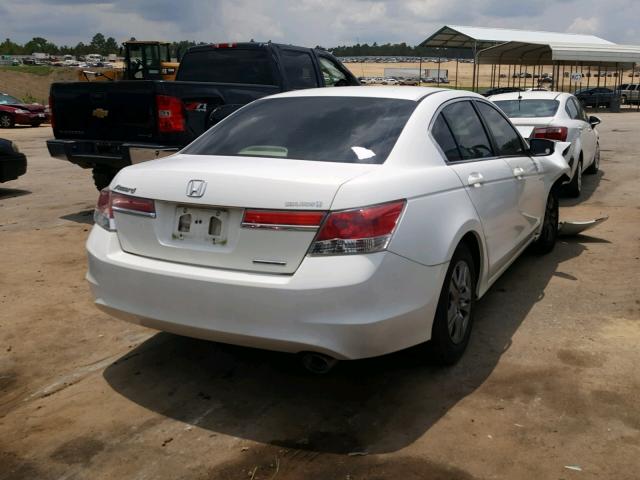 1HGCP2F68CA151510 - 2012 HONDA ACCORD SE WHITE photo 4