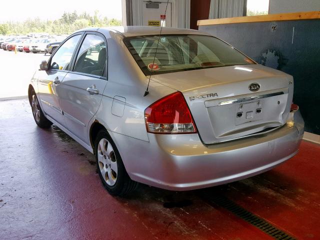 KNAFE122675433168 - 2007 KIA SPECTRA EX SILVER photo 3