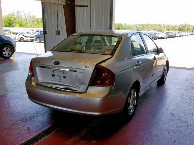 KNAFE122675433168 - 2007 KIA SPECTRA EX SILVER photo 4