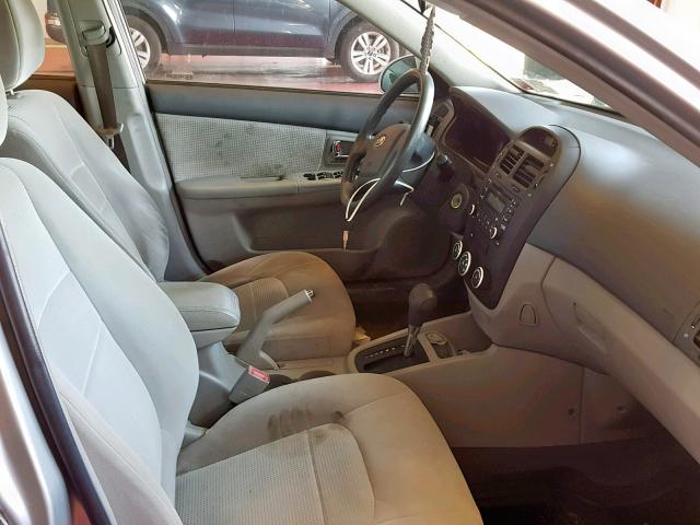 KNAFE122675433168 - 2007 KIA SPECTRA EX SILVER photo 5