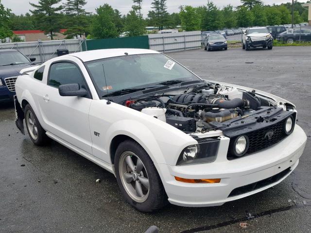 1ZVFT82H965225089 - 2006 FORD MUSTANG GT WHITE photo 1