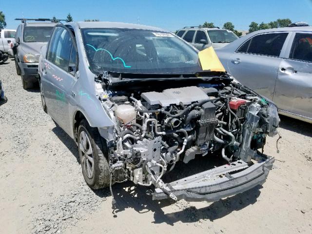 JTDKARFP7H3002613 - 2017 TOYOTA PRIUS PRIM 银色 照片 1