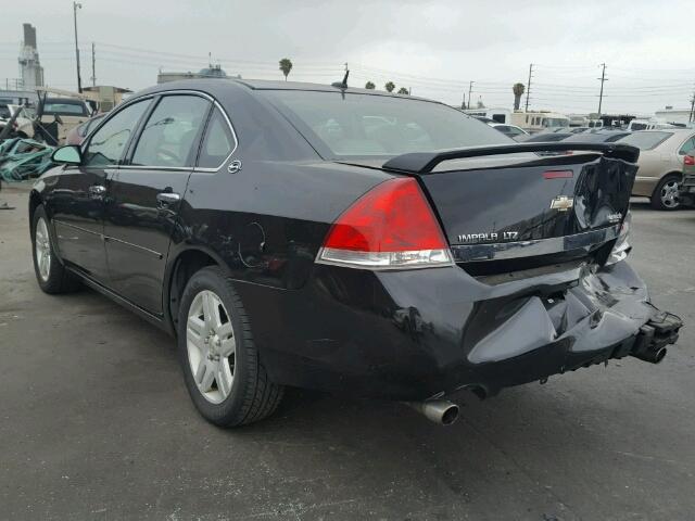 2G1WU58R179414296 - 2007 CHEVROLET IMPALA LTZ BLACK photo 3