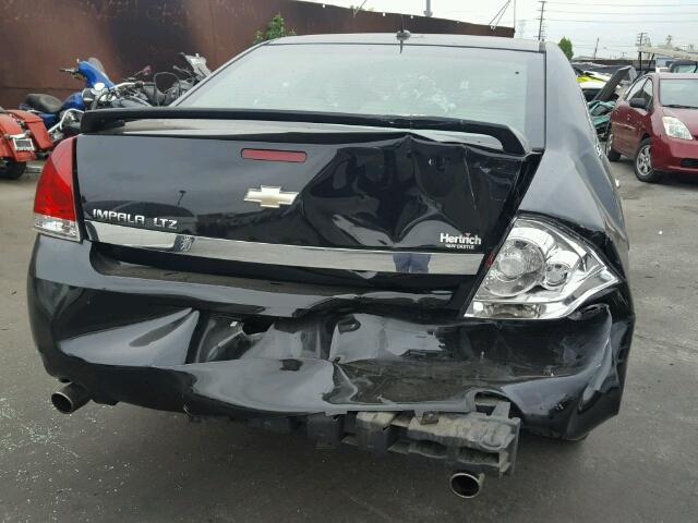 2G1WU58R179414296 - 2007 CHEVROLET IMPALA LTZ BLACK photo 9