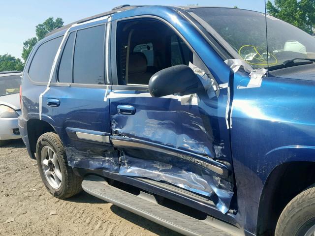 1GKDT13S532390750 - 2003 GMC ENVOY BLUE photo 9