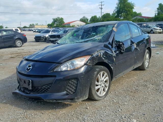 JM1BL1V77C1627353 - 2012 MAZDA 3 I BLACK photo 2