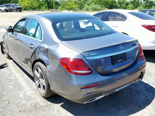 WDDZF4KB5HA146899 - 2017 MERCEDES-BENZ E 300 4MAT GRAY photo 3