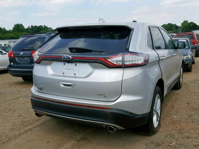 2FMPK4J94JBB84349 - 2018 FORD EDGE SEL SILVER photo 4