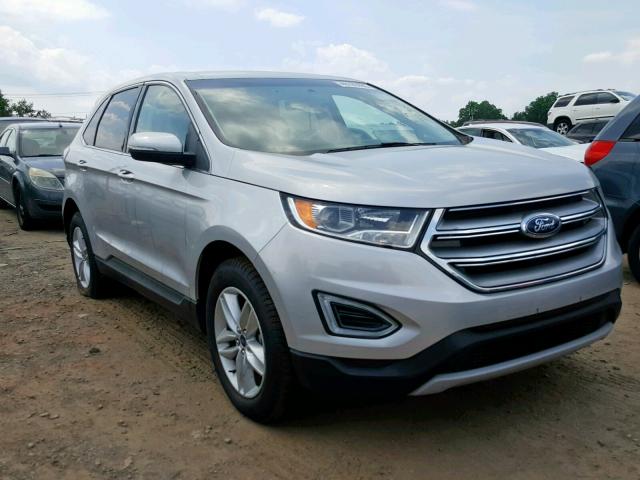 2FMPK4J94JBB84349 - 2018 FORD EDGE SEL SILVER photo 9