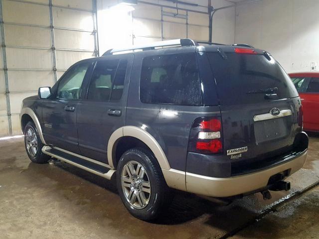 1FMEU64E77UA34454 - 2007 FORD EXPLORER E GRAY photo 3