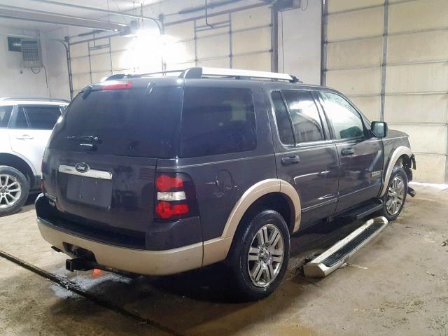 1FMEU64E77UA34454 - 2007 FORD EXPLORER E GRAY photo 4