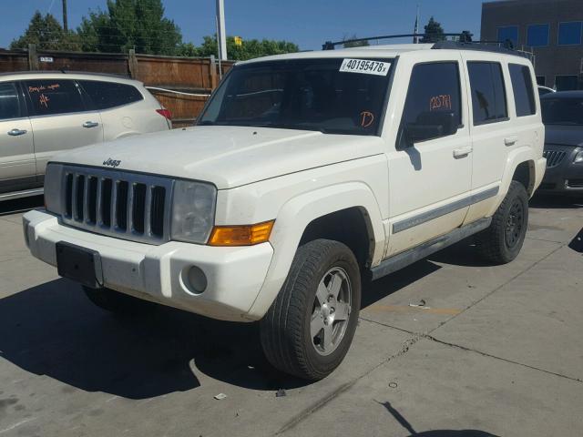 1J4RG4GK9AC130435 - 2010 JEEP COMMANDER თეთრი ფოტო 2