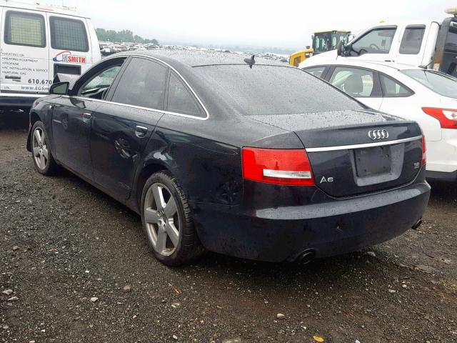 WAUDH74F08N015868 - 2008 AUDI A6 3.2 QUA BLACK photo 3