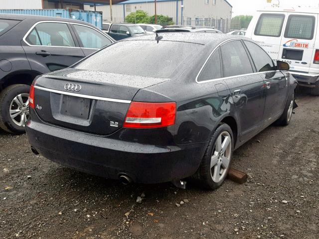 WAUDH74F08N015868 - 2008 AUDI A6 3.2 QUA BLACK photo 4