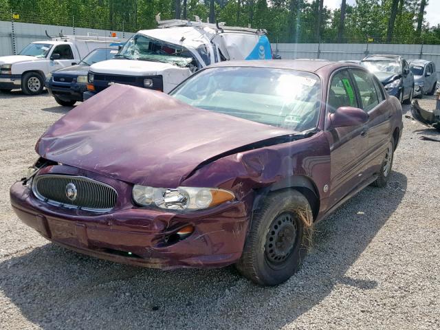 1G4HP52K33U290169 - 2003 BUICK LESABRE CU MAROON photo 2