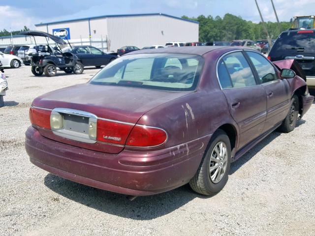 1G4HP52K33U290169 - 2003 BUICK LESABRE CU MAROON photo 4