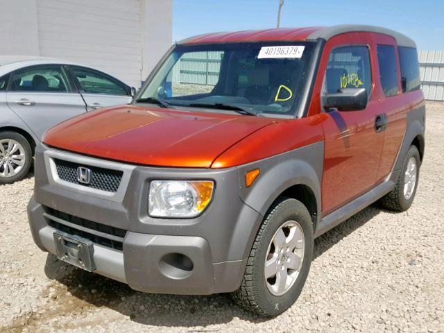 5J6YH28695L006167 - 2005 HONDA ELEMENT EX ORANGE photo 2