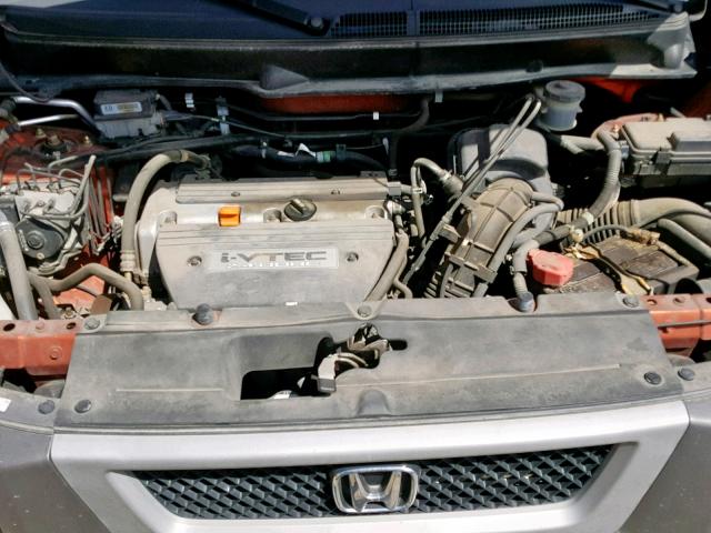 5J6YH28695L006167 - 2005 HONDA ELEMENT EX ORANGE photo 7