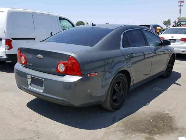 1G1ZG57B18F196006 - 2008 CHEVROLET MALIBU LS 灰色 照片 4