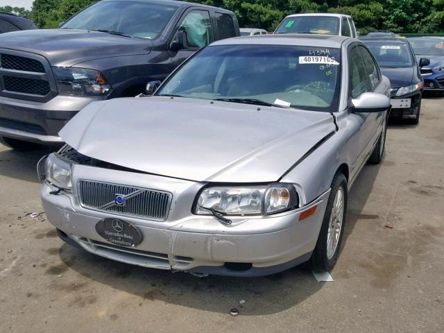 YV1TS92D821264344 - 2002 VOLVO S80 GRAY photo 2