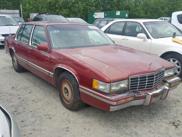 1G6CD53BXP4328219 - 1993 CADILLAC DEVILLE MAROON photo 1