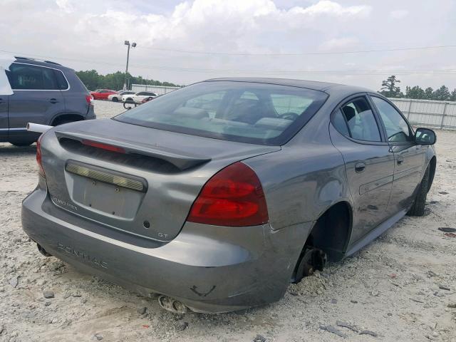 2G2WP522441308031 - 2004 PONTIAC GRAND PRIX GRAY photo 4