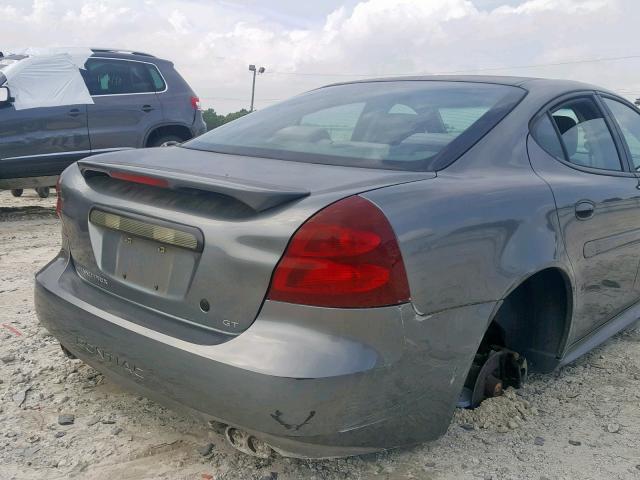2G2WP522441308031 - 2004 PONTIAC GRAND PRIX GRAY photo 9