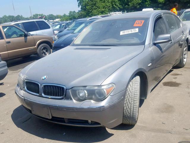 WBAGN634X4DS45854 - 2004 BMW 745 LI SILVER photo 2