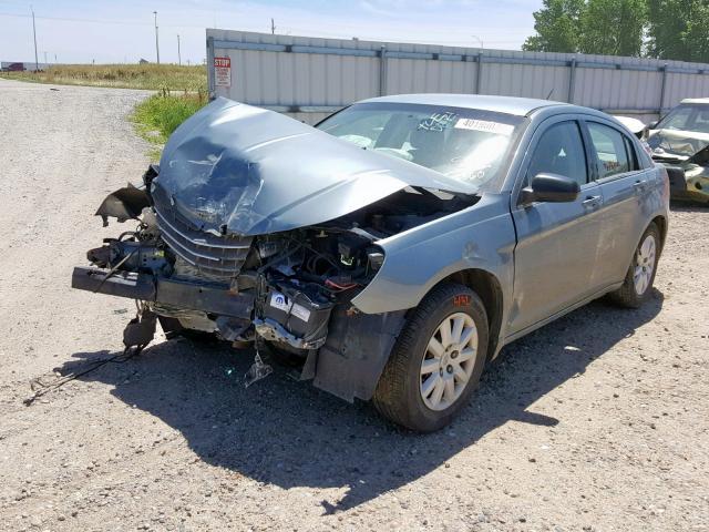 1C3CC4FB6AN214360 - 2010 CHRYSLER SEBRING TO SILVER photo 2