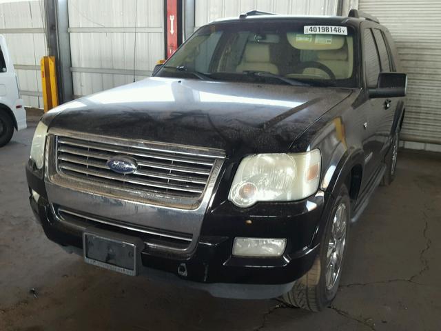 1FMEU65848UA62190 - 2008 FORD EXPLORER L BLACK photo 2