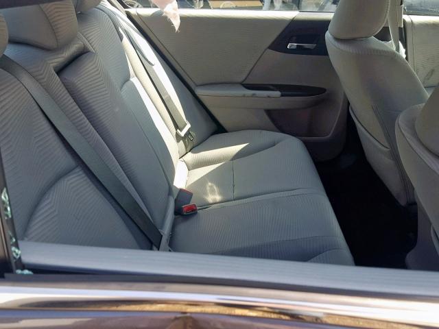 1HGCR2F37GA203778 - 2016 HONDA ACCORD LX GRAY photo 6