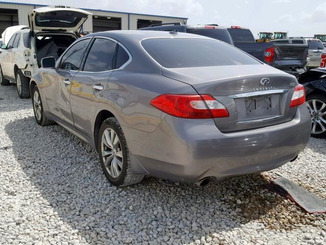 JN1BY1AR6CM393703 - 2012 INFINITI M37 X GRAY photo 3