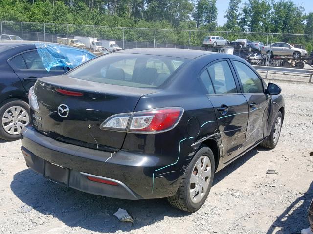 JM1BL1SG6A1228029 - 2010 MAZDA 3 I BLACK photo 4