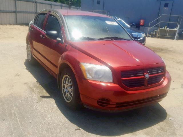 1B3HB28B78D686008 - 2008 DODGE CALIBER BURGUNDY photo 1