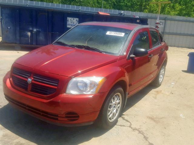 1B3HB28B78D686008 - 2008 DODGE CALIBER BURGUNDY photo 2