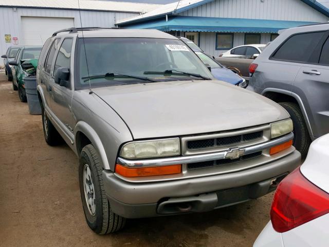 1GNDT13X63K185811 - 2003 CHEVROLET BLAZER SILVER photo 1