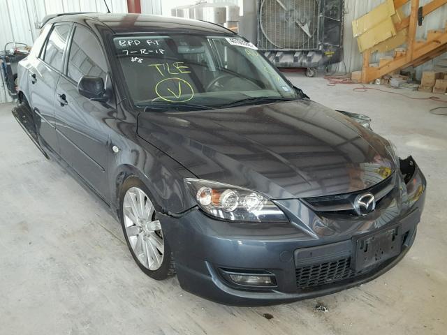 JM1BK34L391248002 - 2009 MAZDA SPEED 3 GRAY photo 1