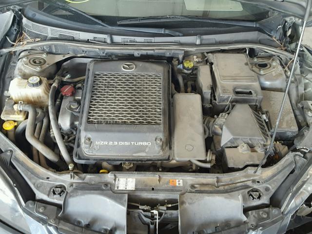 JM1BK34L391248002 - 2009 MAZDA SPEED 3 GRAY photo 7