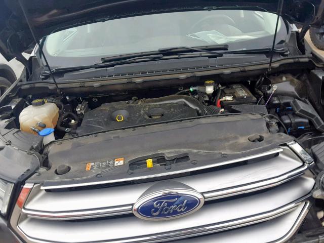 2FMTK3J92FBB45436 - 2015 FORD EDGE SEL GRAY photo 7