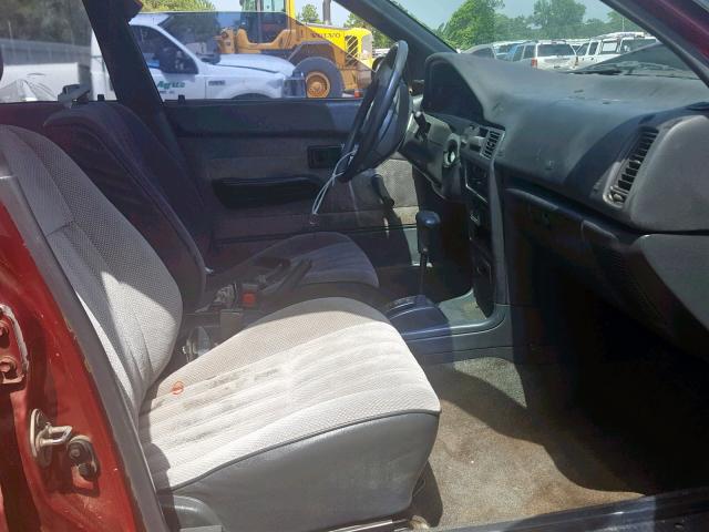 1Y1SK5469NZ084414 - 1992 GEO PRIZM BASE მუქწითელი ფოტო 5