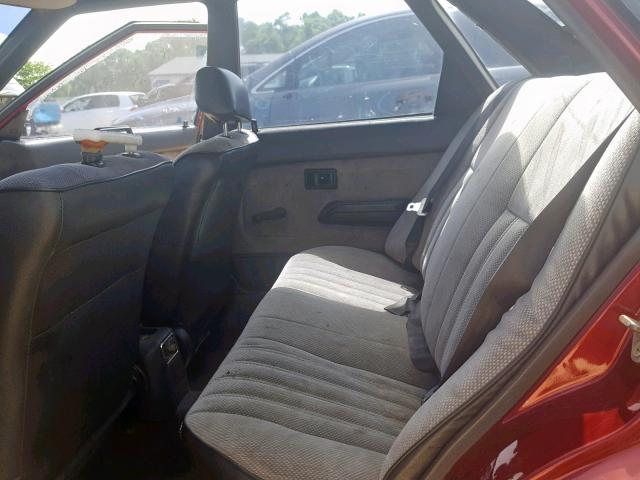 1Y1SK5469NZ084414 - 1992 GEO PRIZM BASE მუქწითელი ფოტო 6