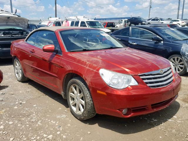 1C3LC55R58N688900 - 2008 CHRYSLER SEBRING TO RED photo 1