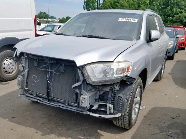 JTEDA41A392005252 - 2009 TOYOTA HIGHLANDER SILVER photo 2