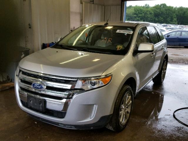 2FMDK4KC1BBA77709 - 2011 FORD EDGE LIMIT SILVER photo 2