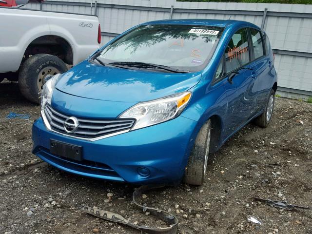 3N1CE2CP7FL375191 - 2015 NISSAN VERSA NOTE BLUE photo 2