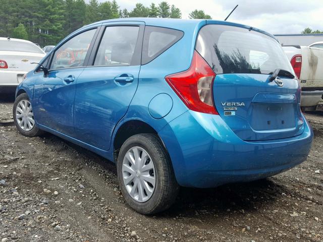 3N1CE2CP7FL375191 - 2015 NISSAN VERSA NOTE BLUE photo 3